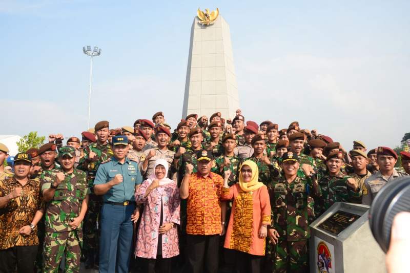 Peresmian Tugu Integrasi Yontarlat-2/Hiu Perkasa Latsitardanus XXXVIII/2018 Di Cilegon