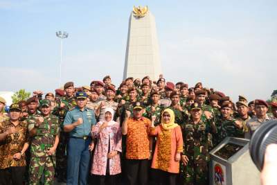 Peresmian Tugu Integrasi Yontarlat-2/Hiu Perkasa Latsitardanus XXXVIII/2018 Di Cilegon