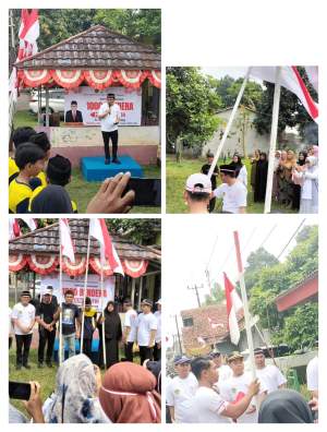Jelang HUT RI ke 79, Ribuan Bendera Serentak Dibagikan Kemenag Kab Tangerang kepada Warga