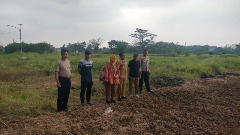 Kapolsek Kresek Cek Lahan Penanaman Jagung
