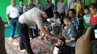 Polsek Ciledug Peduli Anak Kebutuhan Khusus
