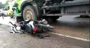 Pemotor asal Pagedangan Tewas Terlindas Truk di Cisauk