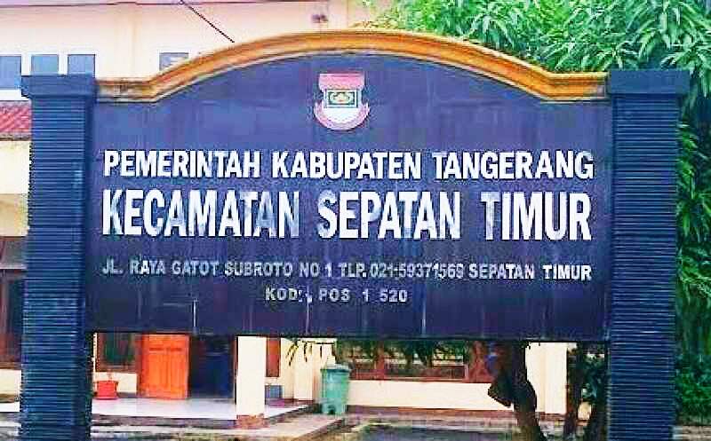 Senin Besok, Pelayanan di Kantor Kecamatan Sepatan Timur Kembali Buka