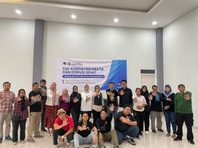 Peduli Kesehatan Wartawan, PWI Tangsel dan Dinkes Gelar Cek Kesehatan Gratis