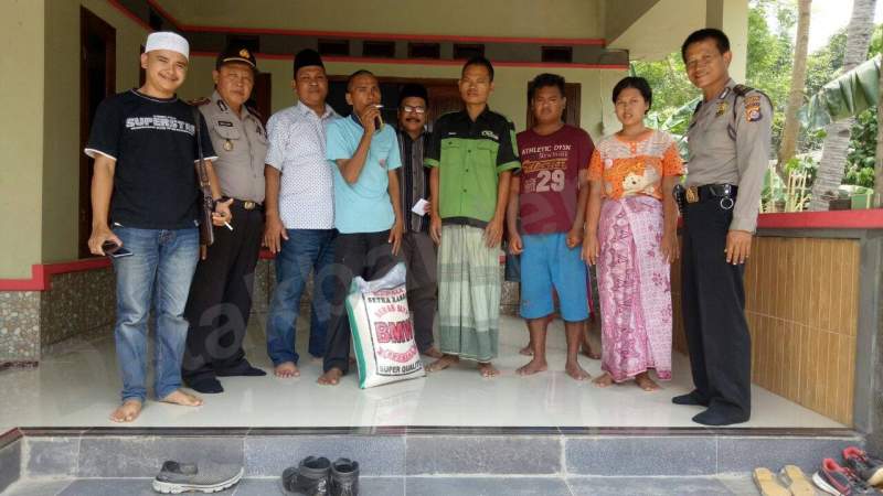 Polsek Waringinkukun menyambangi Yayasan Amalindo 