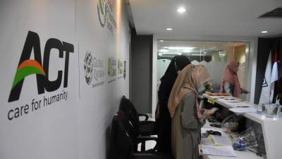 Kantor Aksi Cepat Tanggap 9ACT) di Jakarta.