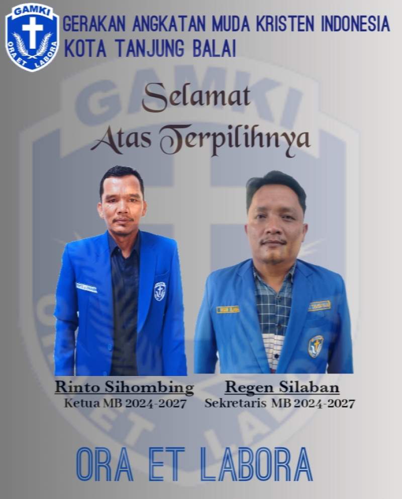 Rinto Sihombing Kembali  Pimpin DPC GAMKI Tanjungbalai