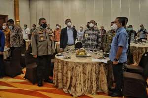 Pemkot Cilegon saat menggelar Forum Konsultasi Publik RKPD Tahun 2023 di The Royal Krakatau, Kamis (13/1/2022).