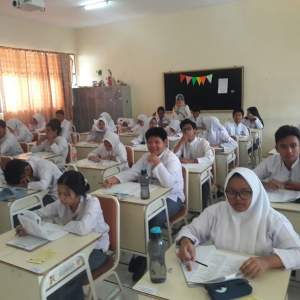 Suasana belajar sebelum Covid-19. (istimewa)