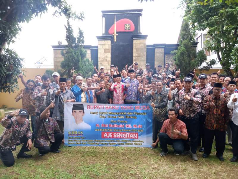 Pilkada Serang, Kecamatan Ciruas Dukung Eki Baihaki Jadi Bupati Serang