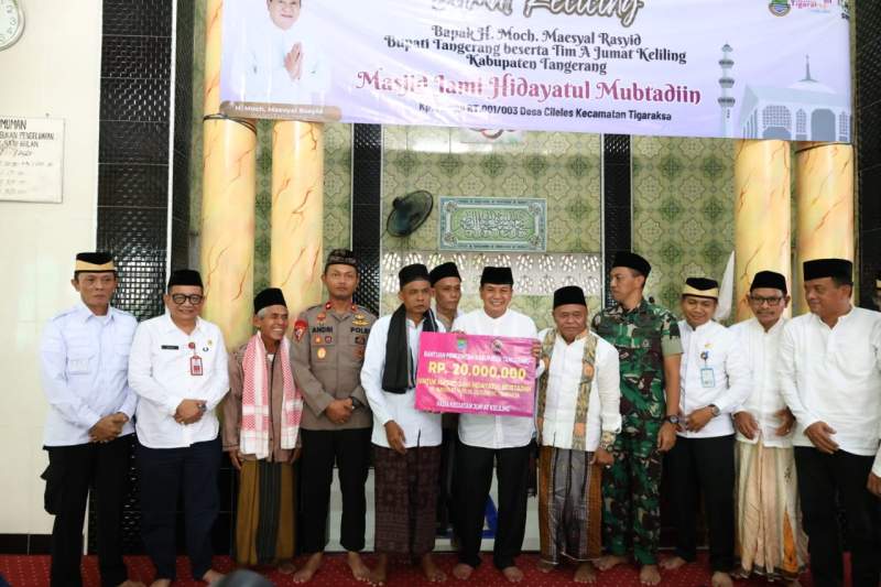 Serap Aspirasi, H Maesyal Jumling Di Mesjid Hidayatul Mubtadiin Cileles