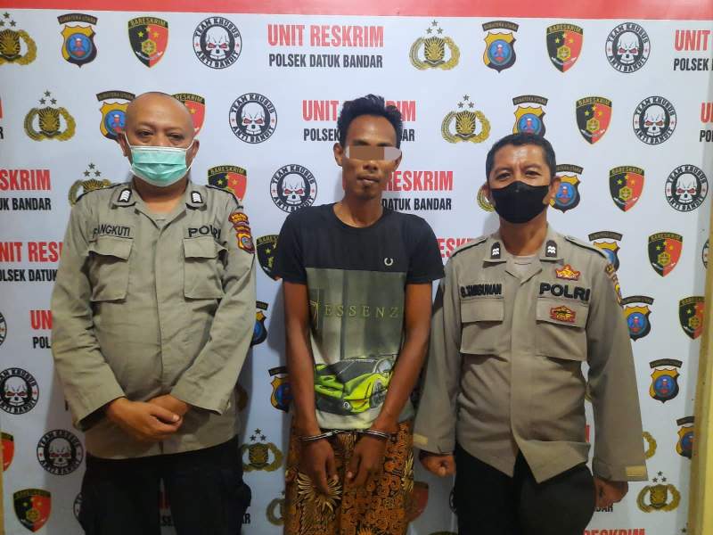 Polisi Ciduk Amad yang tega Bogem Istri Sirinya Hingga Bengkak dan Berdarah
