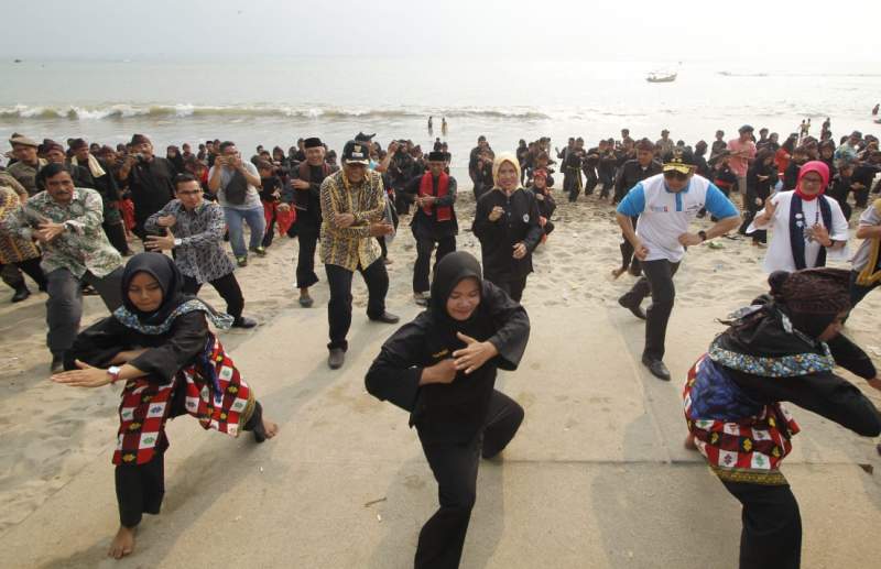Rangkain AKCF 2019, 200 Pesilat Berkompetisi di Pantai Anyer