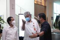 Wakil Menteri Agraria dan Tata Ruang/Kepala Badan Pertanahan Nasional (ATR/BPN), Raja Juli Antoni mengunjungi Kantor Pertanahan Kota Tangerang Selatan.