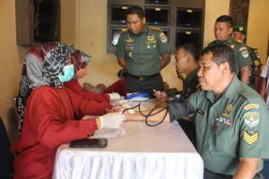 HUT Korem ke -25, Kodim 0510/Tigaraksa Gelar Donor Darah