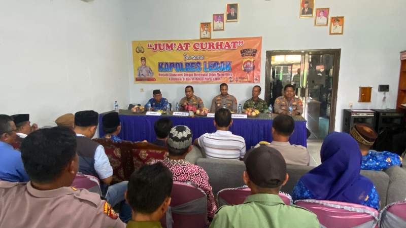 Jumat curhat warga warunggunung.