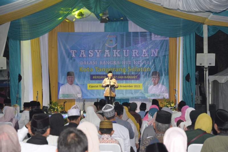 Sambut HUT ke-14 Tangsel, Pemkot Gelar Tasyakuran di 7 Kecamatan