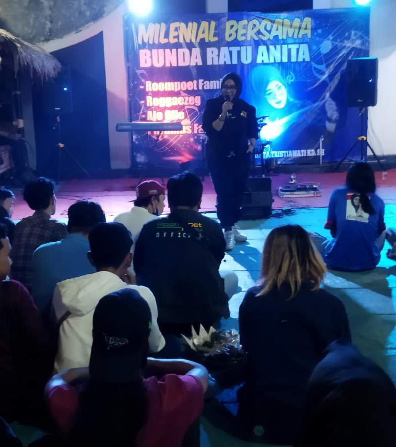 Undang Band Lokal, Bunda Anita Sediakan Wadah untuk Seniman Bisa Berekspresi