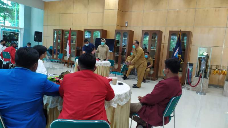 Aneh, Pasca Demo Tolak Omnibus Law Mahasiswa Cipayung Ogah Diliput Wartawan Saat Audiensi Dengan Walikota Airin