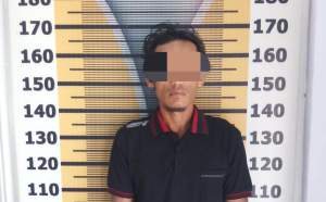 Pengedar narkoba asal Tebing Tinggi ditangkap.(istimewa).