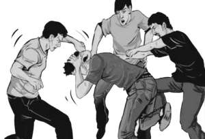 Ilustrasi pengeroyokan. (net)