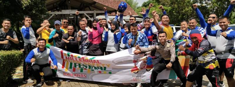Program Road Safety Milenial, Ratusan Komunitas Sepeda Touring Fun bike