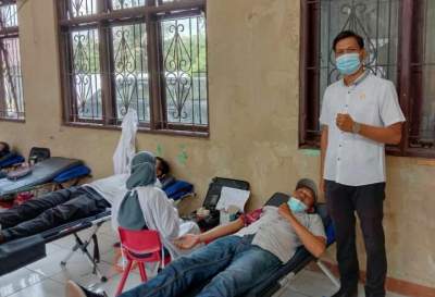 Selain Meningkatkan Kesehatan dan Menjaga Kehidupan Dunia, OKP Sukadiri Donorkan Darah