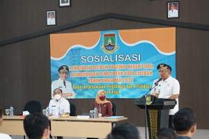 BKPP Kota Cilegon menggelar acara Sosialisasi Pembinaan Disiplin PNS di Lingkungan Pemerintah Kota Cilegon Tahun Anggaran 2022 bertempat di Aula DKISS Kota Cilegon, Rabu (22/6/2022).