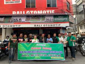 Tiga Motor Tim JKW-PWI Siap Mengaspal Kembali Usai Diterjang Banjir Kota Medan