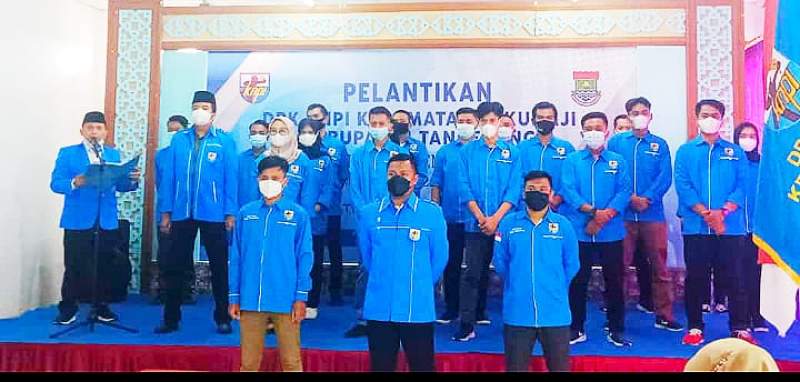 Haerudin Bolong Sah Dilantik Menjadi Ketua DPK KNPI Pakuhaji