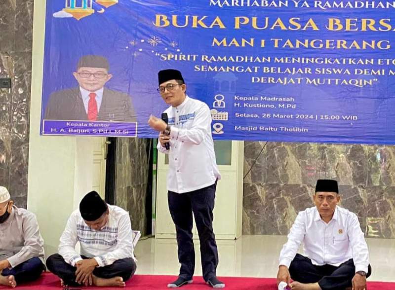 Kepala Kemenag Kab Tangerang Hadiri Bukber di MAN 1 Tangerang