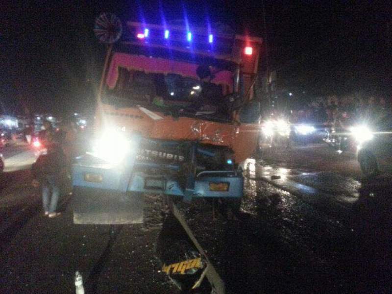 Arif Tewas Terlindas Truk