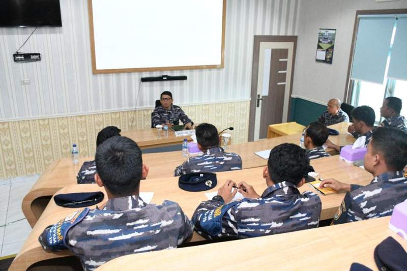 Perkuat Potensi Maritim, Lanal TBA Gelar apel Babinpotmar