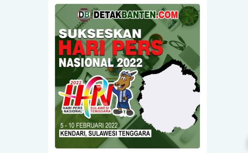 Meriahkan HPN 2022 dengan Twibbonize dari Detak Banten