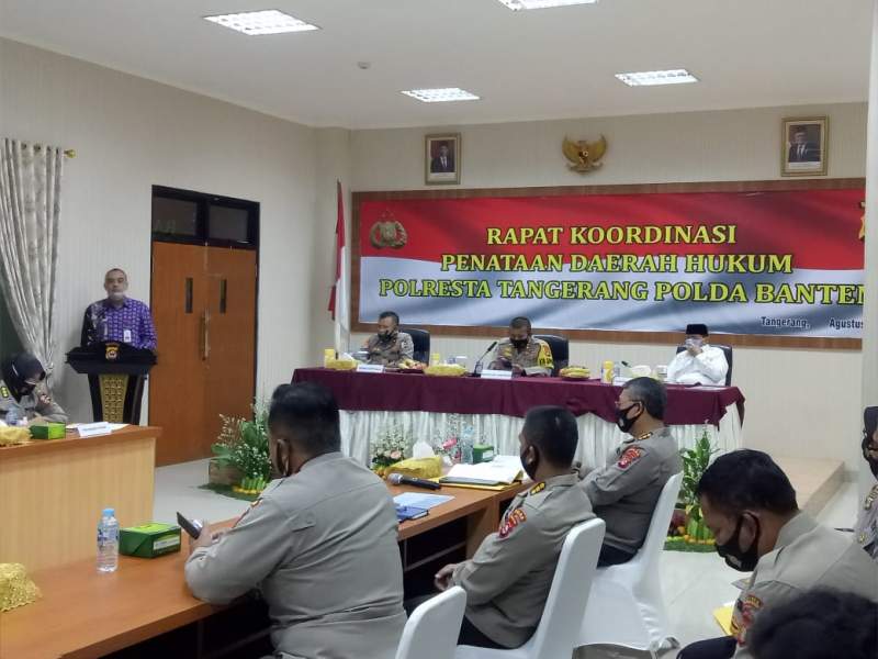 Seluruh Polsek di Kabupaten Tangerang Akan Masuk Ke Wilayah Hukum Polda Banten