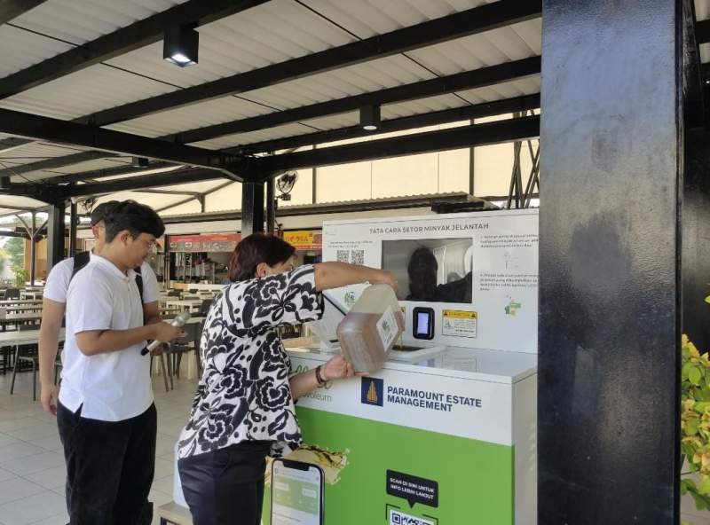 Pertama di Gading Serpong, Paramount Land Sediakan Mesin Pengumpulan Limbah Minyak Jelantah