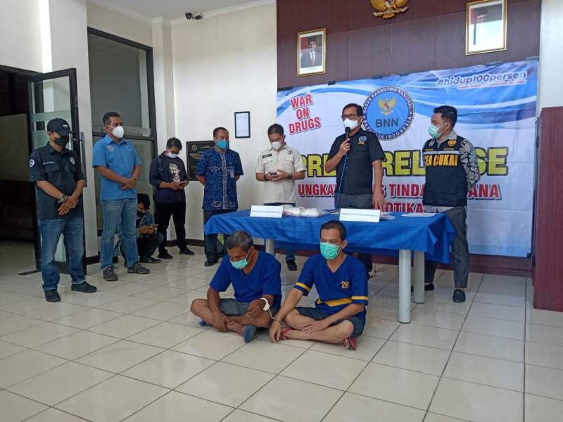 Disembunyikan Dalam Bungkus Permen Kopiko, BNNP Banten Tangkap Pengedar Shabu