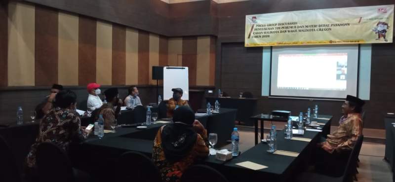 Debat Kandidat Pilkada Kota Cilegon, 7 Tema Disiapkan