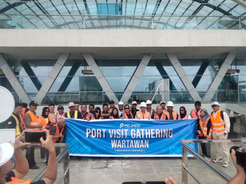 Tingkatkan Sinergi Dengan Media, Pelindo Regional 1 Melaksanakan Media Port Visit ke Terminal Teluk Nibung