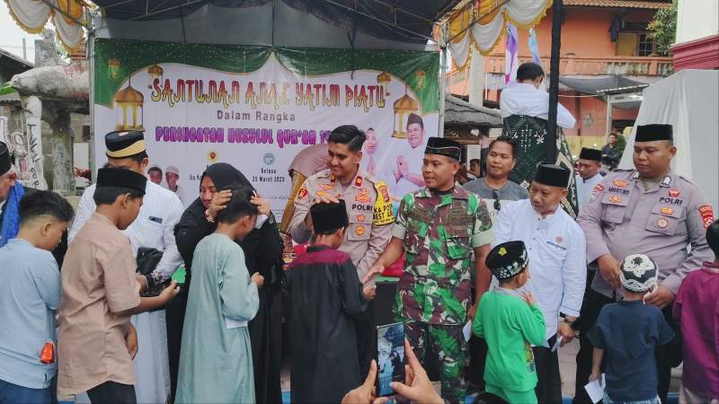 Kapolsek Cisoka Menghadiri Kegiatan Buka Puasa Bersama dan Santunan Anak Yatim