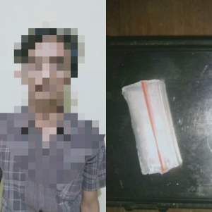 Satres Narkoba Polres Serang Kota Amankan Seorang Pria Penyalahgunaan Narkoba Jenis Shabu