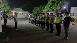 Kanit Intelkam Polsek Pasar Kemis Pimpin Apel Malam
