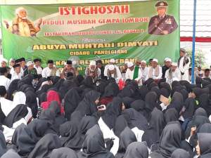 Doakan Korban Gempa, Kapolresta Tangerang Istigosah Bareng Santri Al-Badar