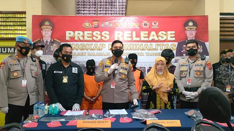 Dua Sejoli Pelaku Ranmor Dibekuk Unit Reskrim Polsek Balaraja