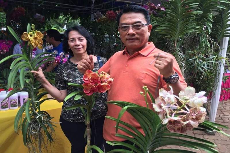 Kepala KSP Moeldoko bersama mediang sang istri, Koesni Hariningsih.