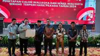 Sah, KPU Kota Serang Tetapkan Budi - Agis Sebagai Walikota dan Wakil Walikota Terpilih 2024