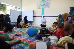 Ketua TP Posyandu Provinsi Banten Monitoring Pelaksanaan Enam  SPM di Posyandu