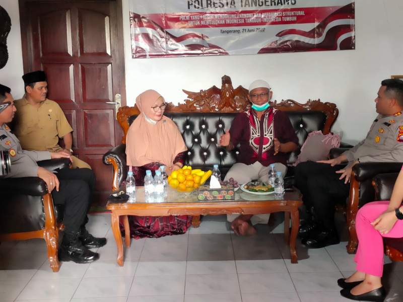 Wakapolresta Tangerang Anjangsana Ke Purnawirawan Polri