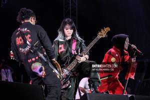 Kotak di panggung Festival Formula E Jakarta. (Aip/detak)