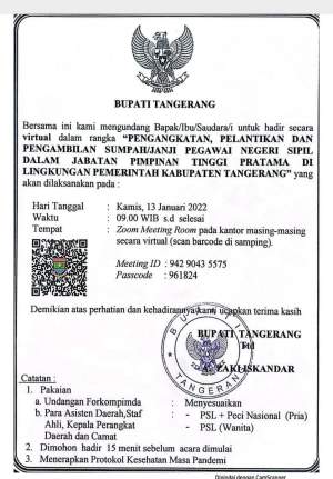 Besok, Zaki Akan Mutasi Jabatan Eselon II Setingkat Kepala Dinas